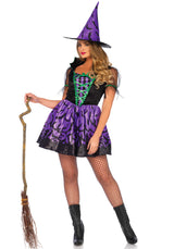 costume strega sexy bat witch m l leg avenue