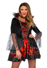 costume vampira sexy deadly dark s m leg avenue