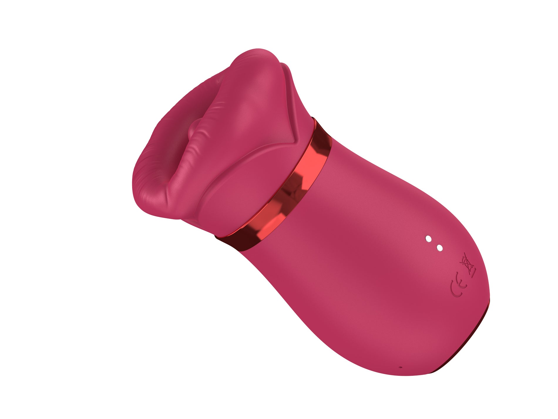 vibratore clitoride tongue licking rosso b series
