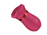 vibratore clitoride tongue licking rosso b series