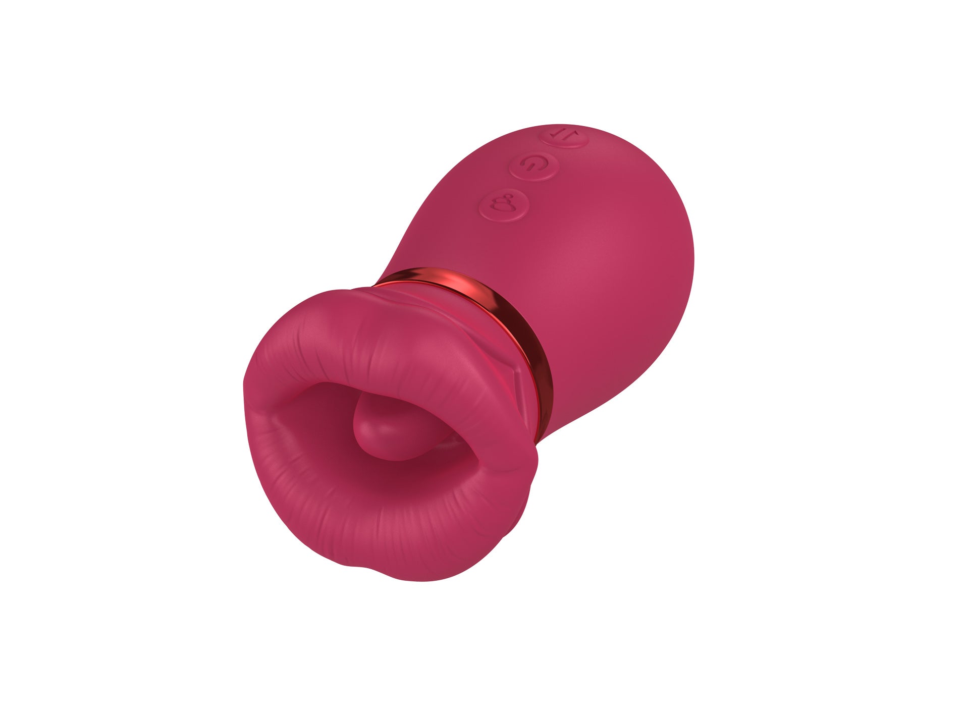 vibratore clitoride tongue licking rosso b series