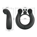 anello vibrante dhalia nero pretty love