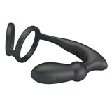 vibratore anale emoni nero pretty love