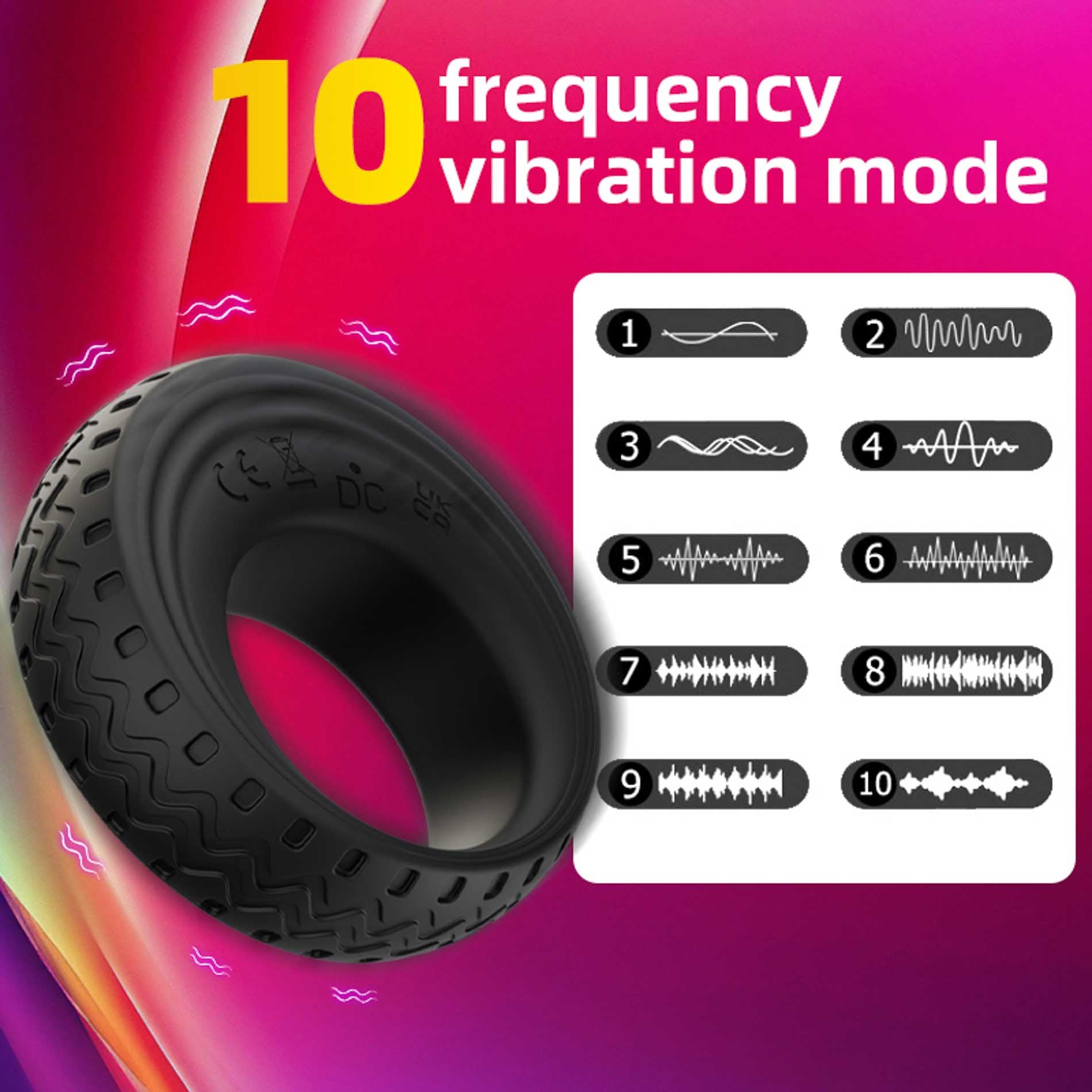anello vibrante whirlwind tire nero b series