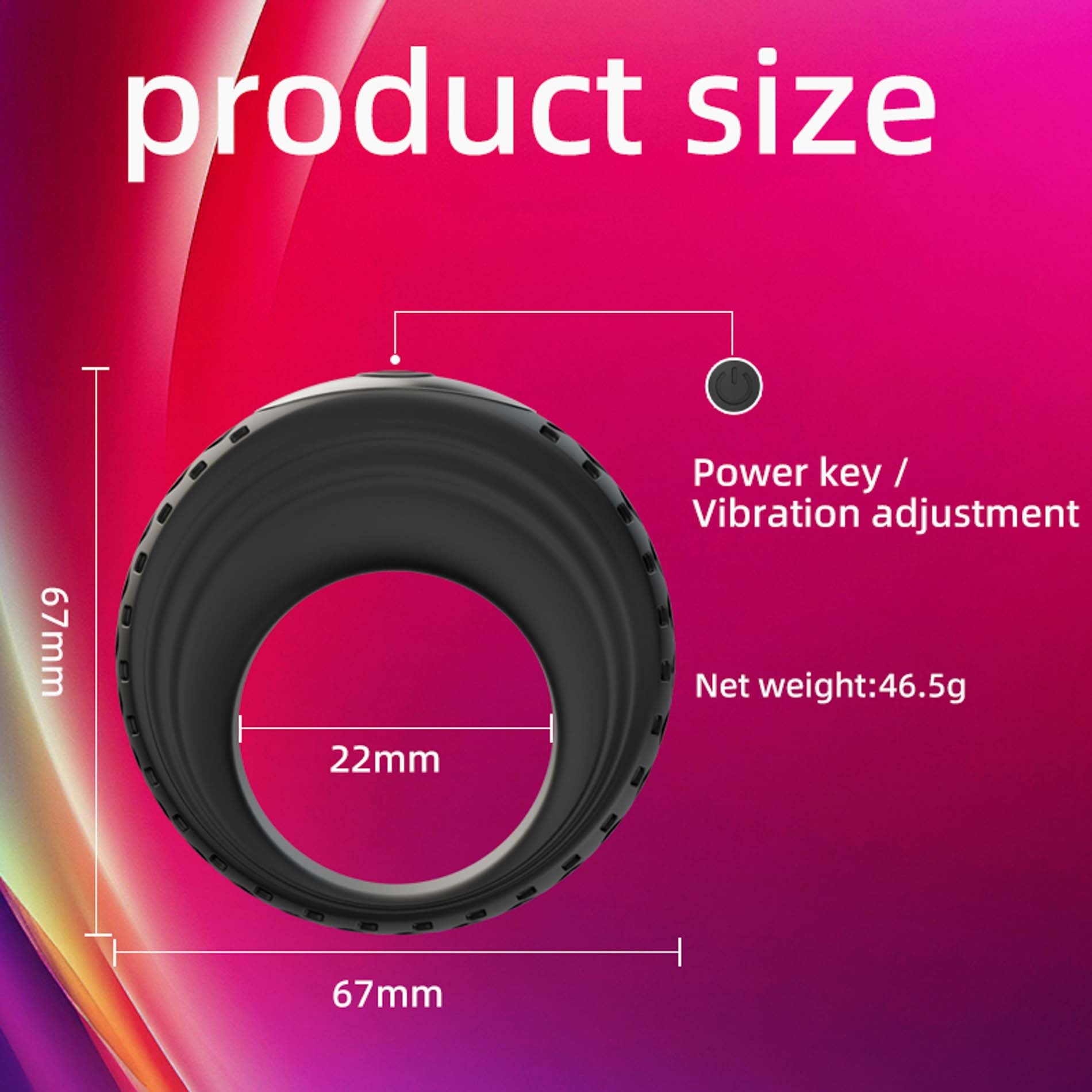 anello vibrante whirlwind tire nero b series