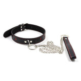 collare e guinzaglio fetish heart toyz4lovers dall'alto