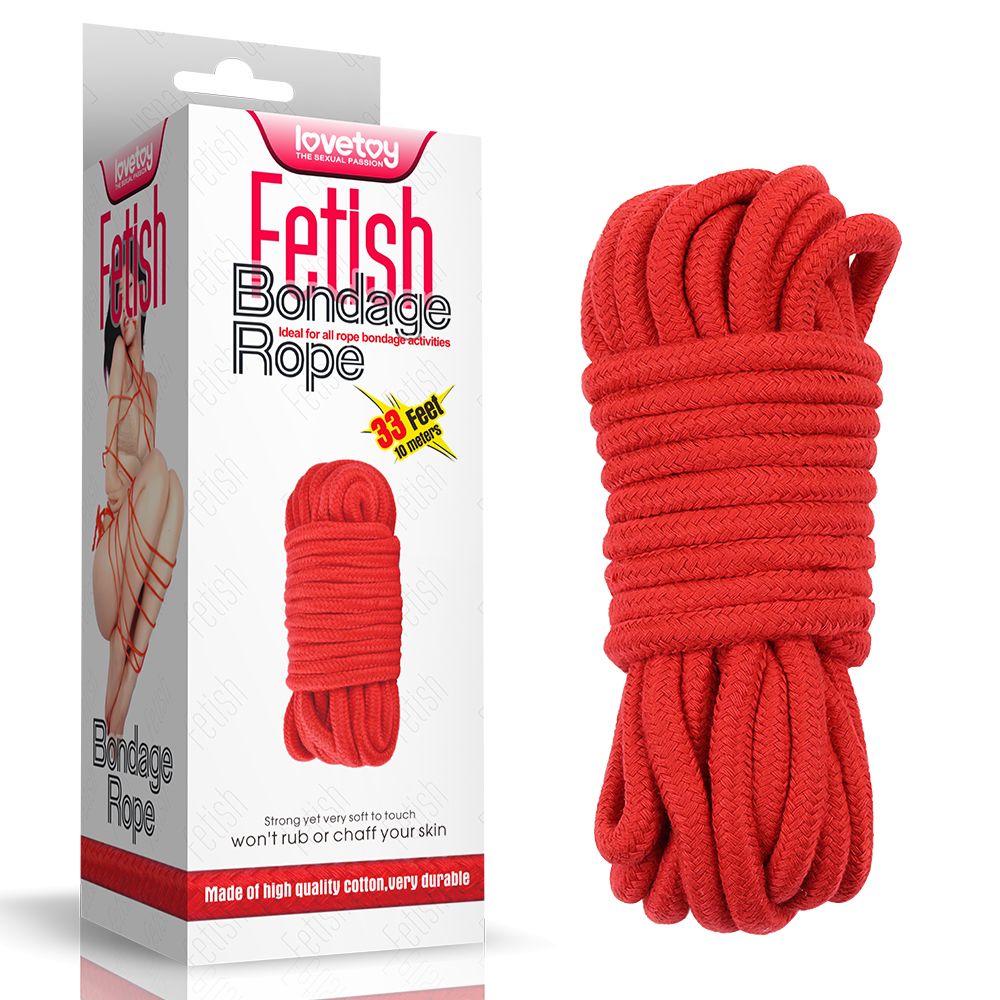 corda bondage 10 metri red lovetoy scatola