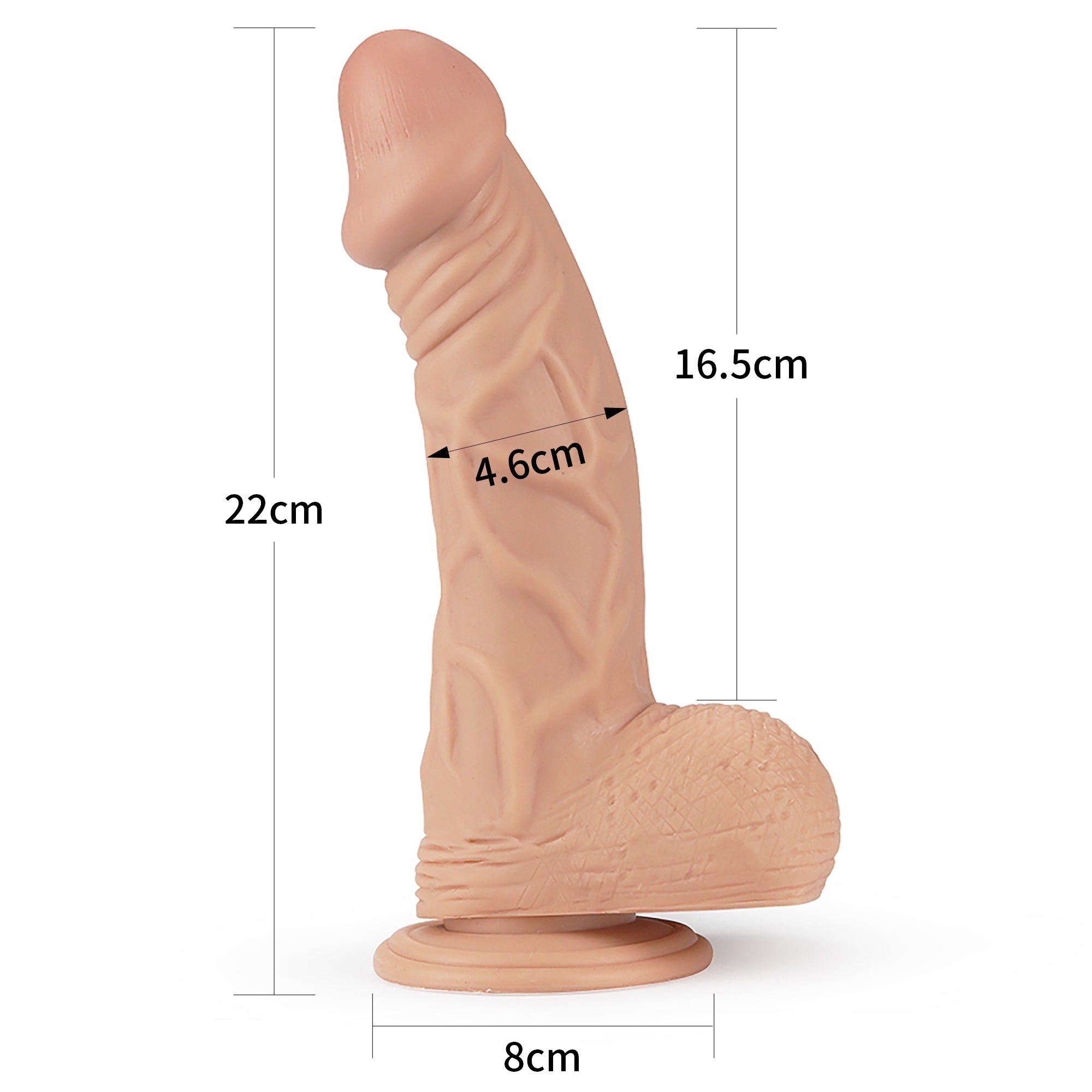 dildo real extreme xl lovetoy misure
