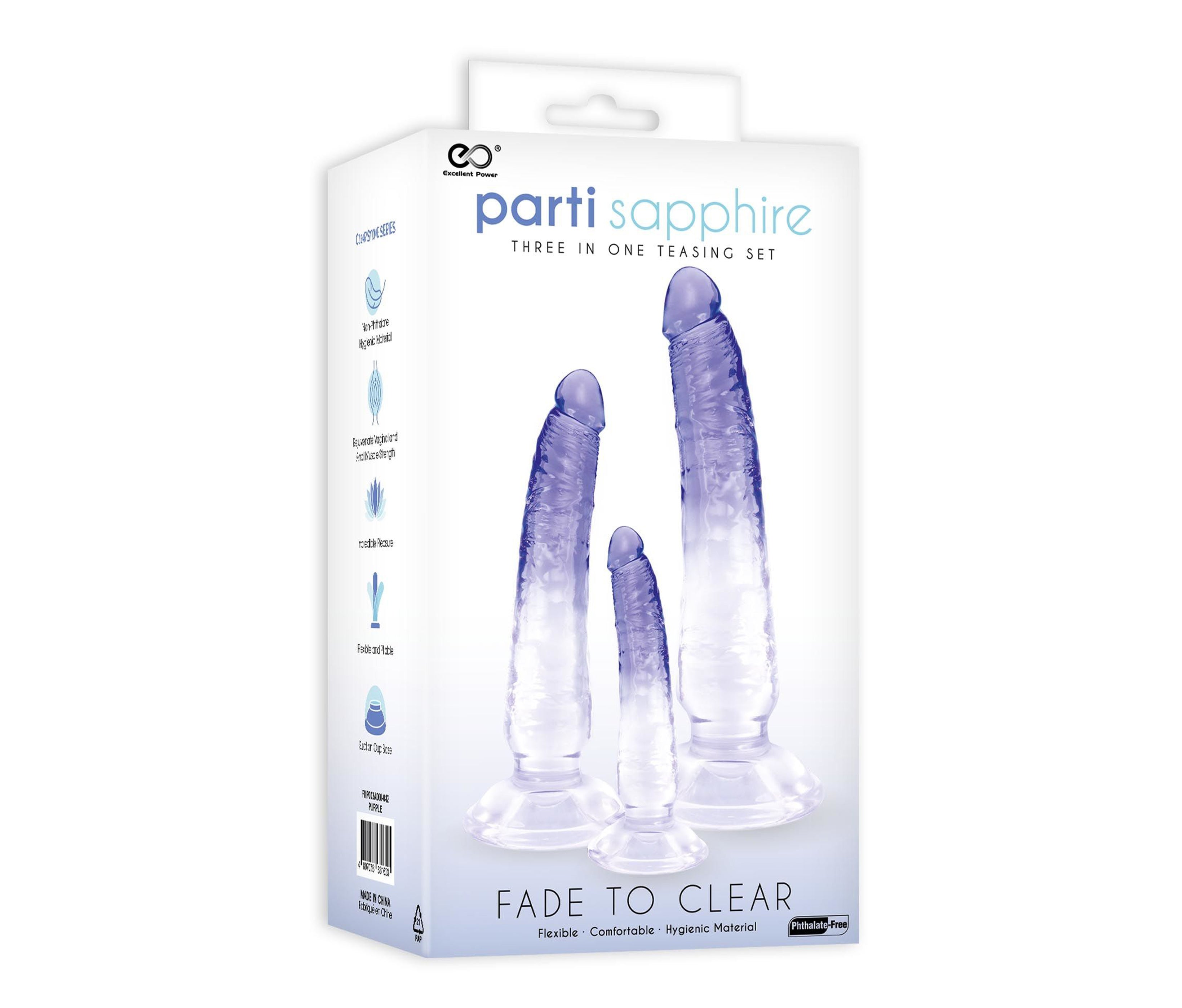 dildo realistici sapphire set excellent power confezione