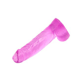 dildo realistico ding dong rosa trasparente chisa lato sinistro