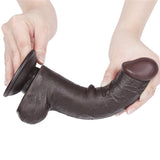 dildo realistico mocha marrone lovetoy con mano