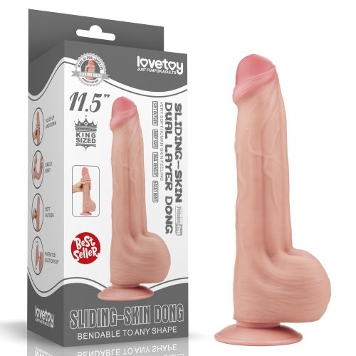 dildo_11.5_king_sized_sliding_skin_dual_layer scatola