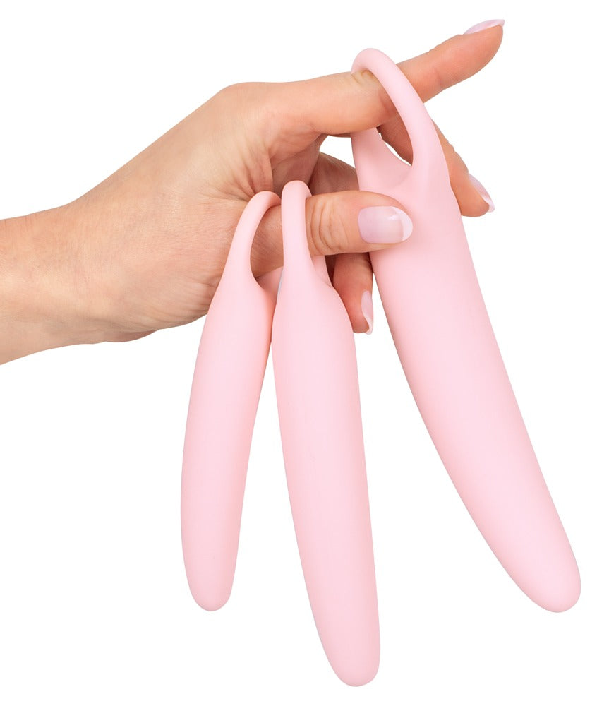 divaricatori vaginali trainers set sweet smile confronto con mano