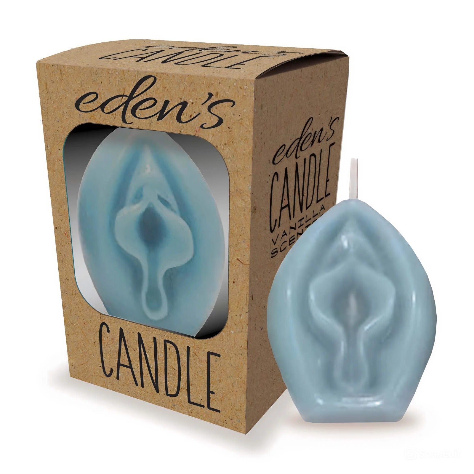 candela profumata vulva blue vaniglia