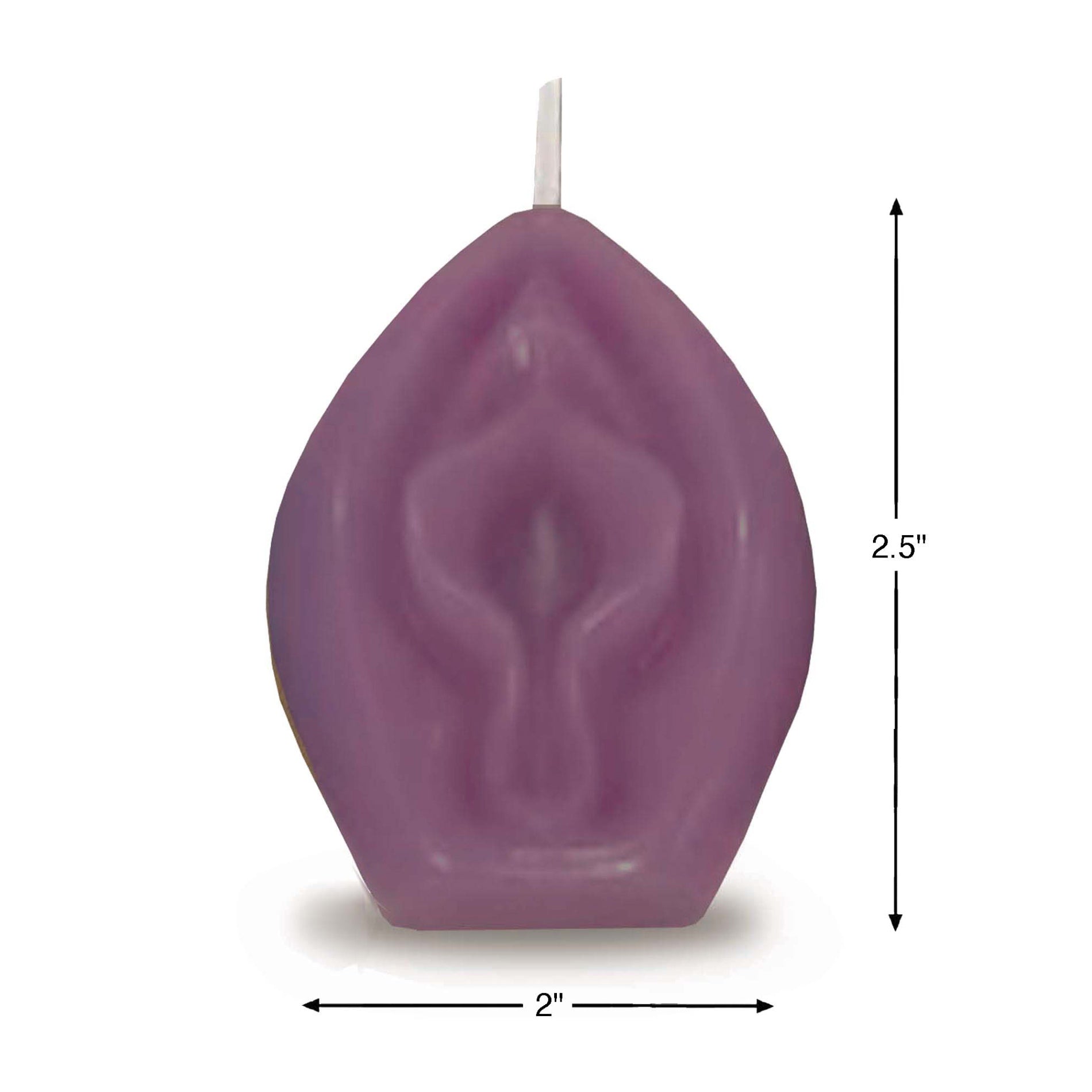 candela profumata vulva purple vaniglia
