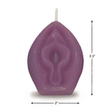 candela profumata vulva purple vaniglia
