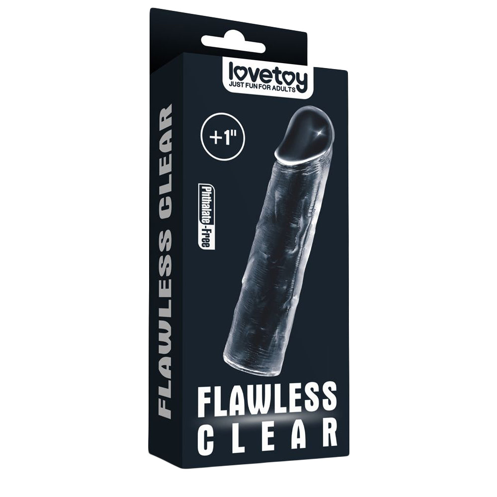 guaina e prolunga pene flawless 1 lovetoy confezione