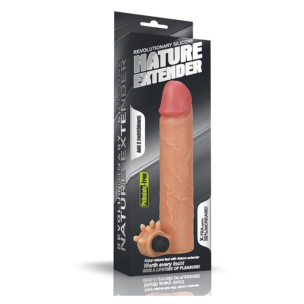 guaina e prolunga pene nature viber lovetoy confezione