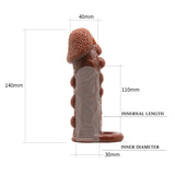 guaina e prolunga pene brave man alien marrone chiaro baile