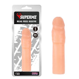 guaina fallica real feel rosa flesh chisa scatola