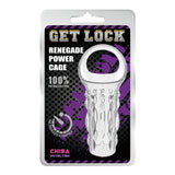 guaina fallica renegade power cage trasparente chisa confezione