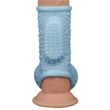 guaina fallica vibrante drip long celeste lovetoy fronte