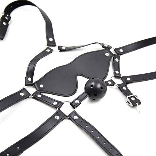 imbracatura per viso total head toyz4lovers dall'alto