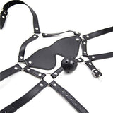 imbracatura per viso total head toyz4lovers dall'alto