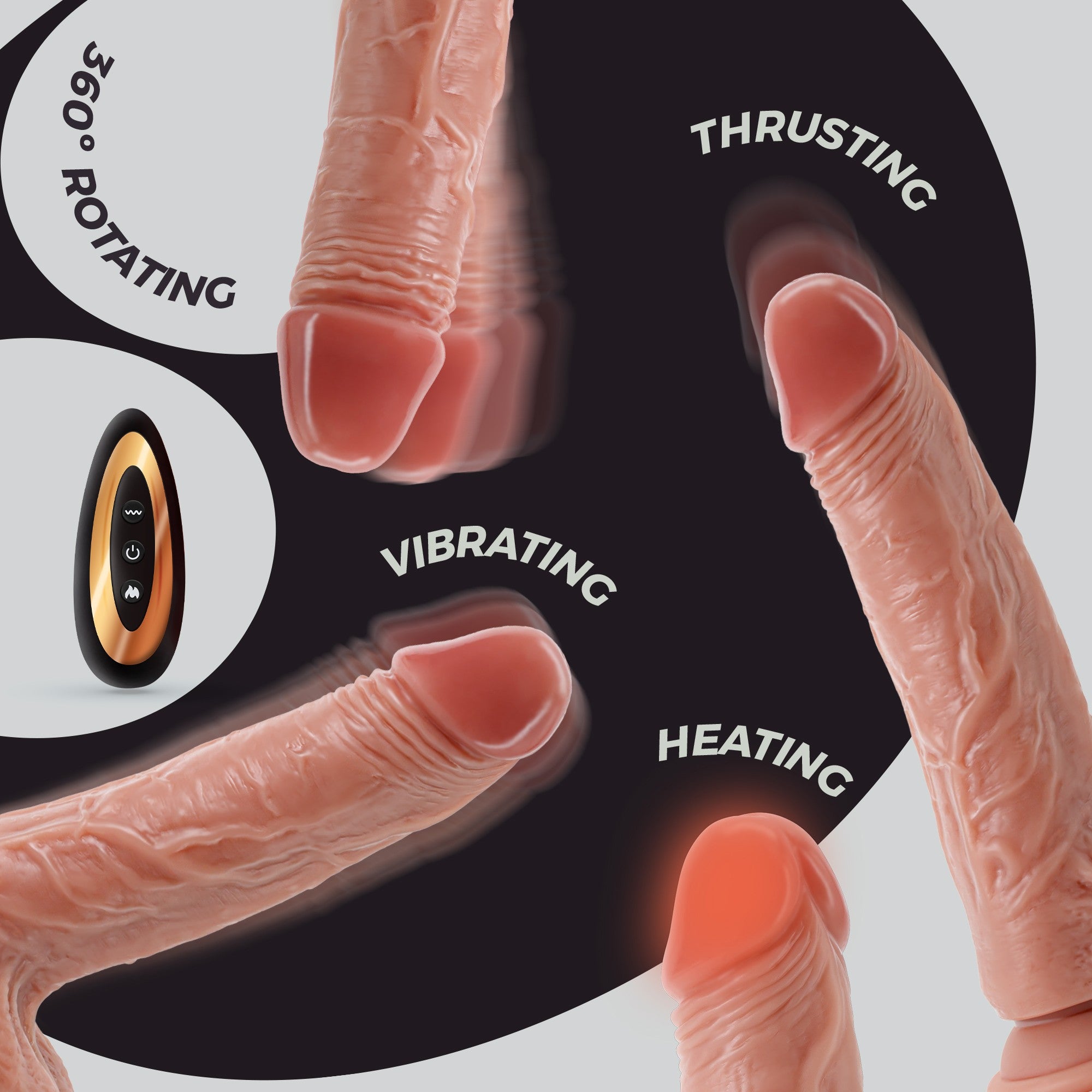 vibratore realistico inviktus 7 5 rosa flesh crushious