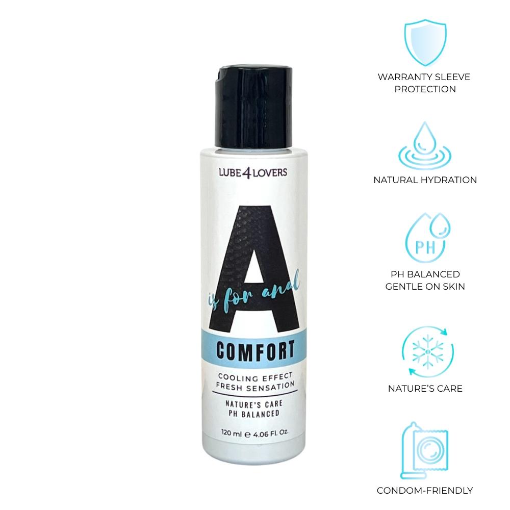 lubrificante anale a is for comfort 120ml lube4lovers