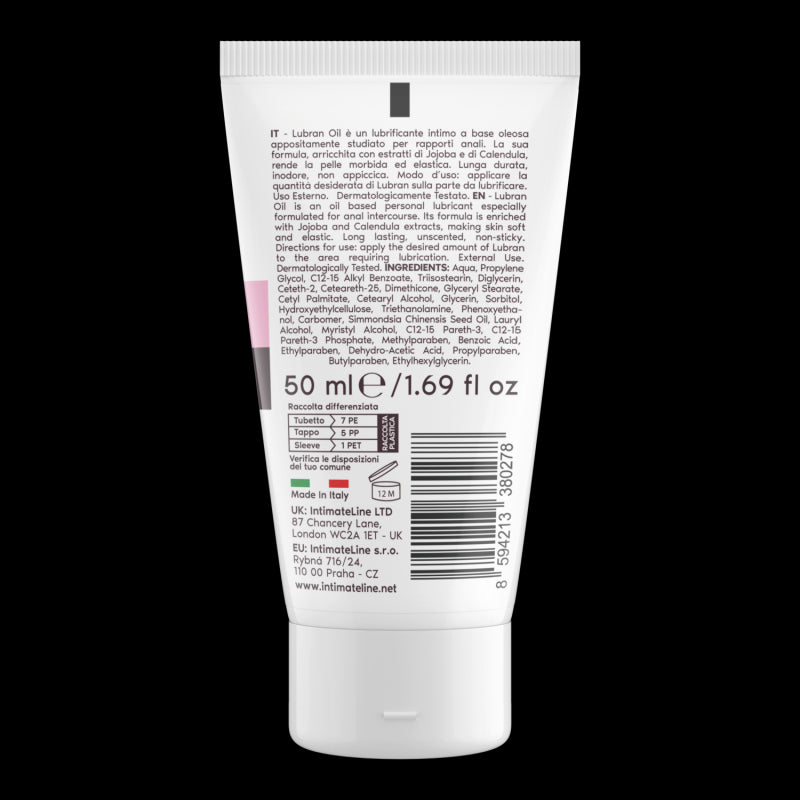 lubrificante anale lubran 50ml intimateline retro