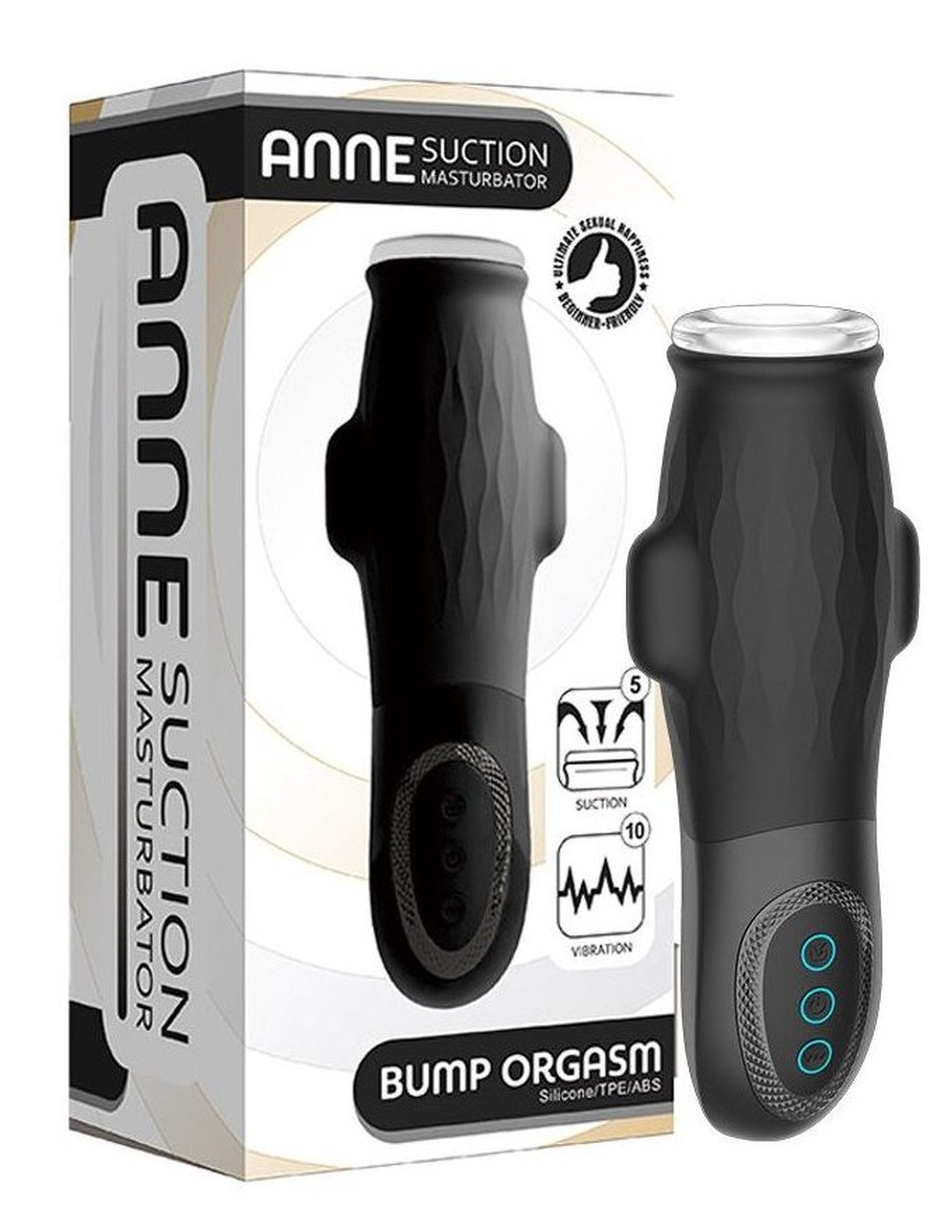 masturbatore automatico anne suction nero
