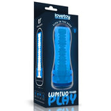 masturbatore lumino play ribbed lovetoy confezione