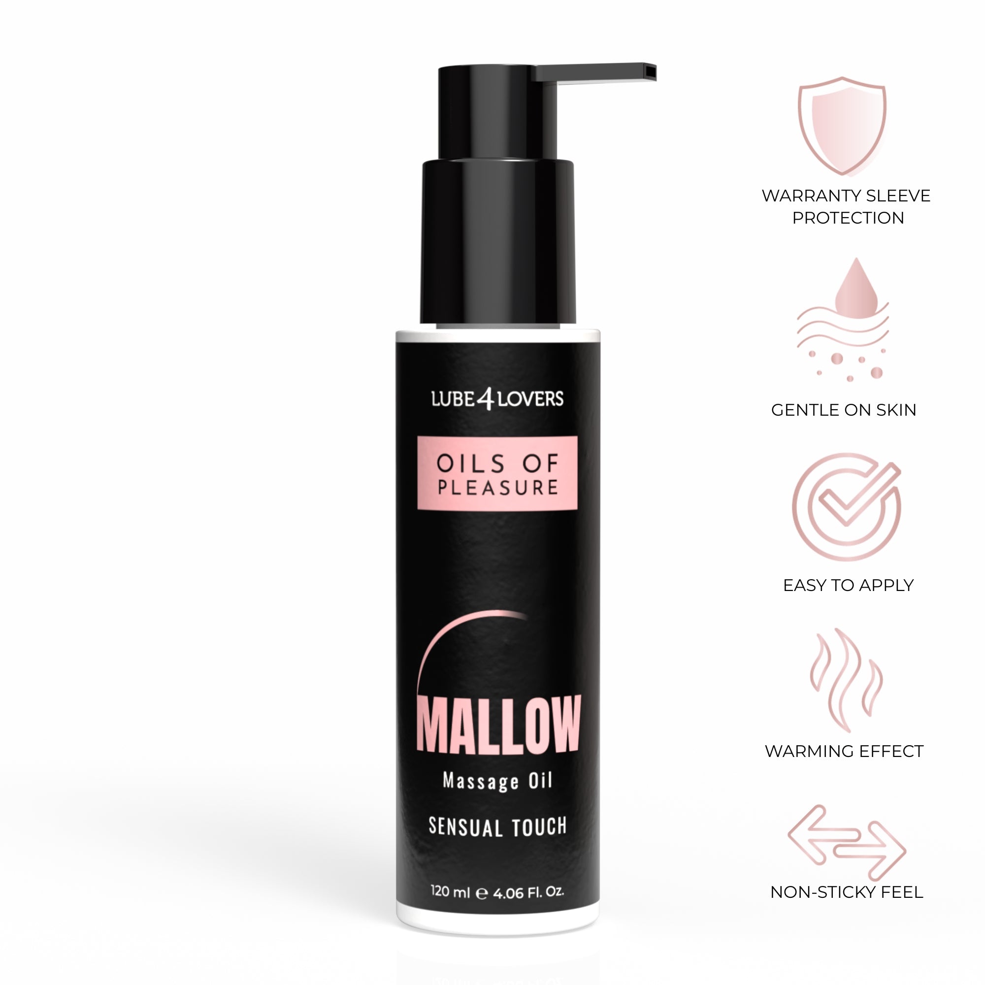 olio massaggio pleasure marshmallow 120ml lube4lovers