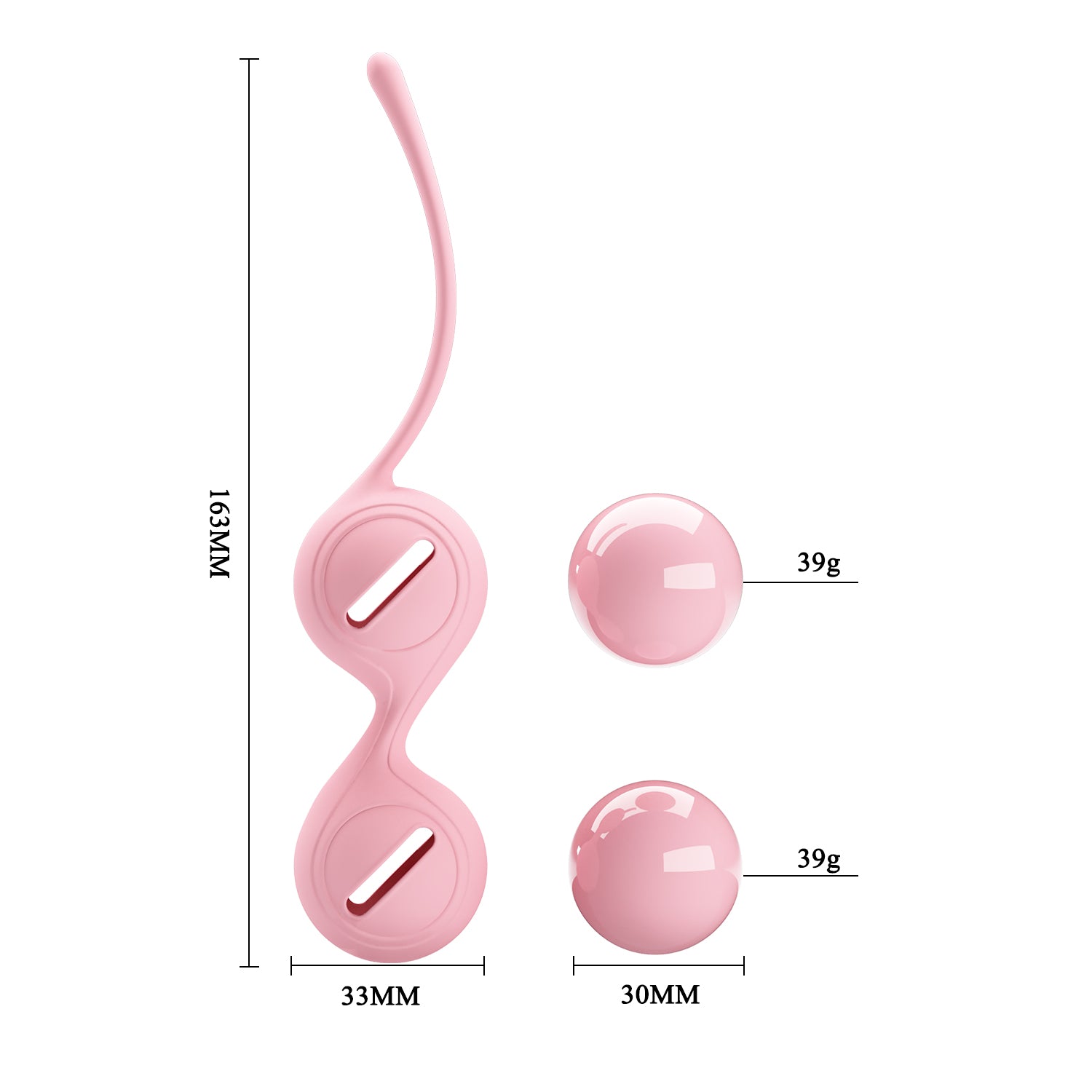palline vaginali kegel tighten up 1 rosa pretty love
