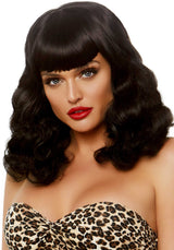 parrucca sexy retro bang curly bob nero leg avenue principale