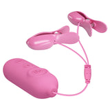 pinzette per capezzoli romantic wave ii rosa  pretty love