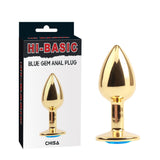 plug anale blu gem chisa scatola