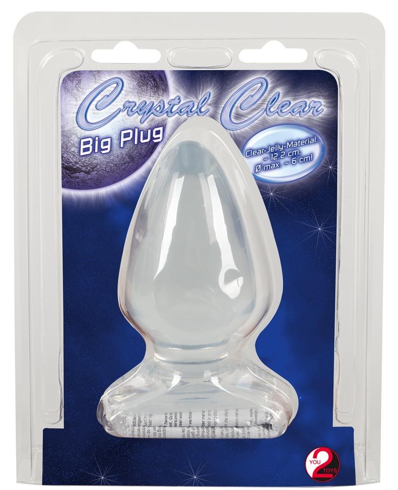 plug anale extreme crystal clear trasparente you2toys confezione
