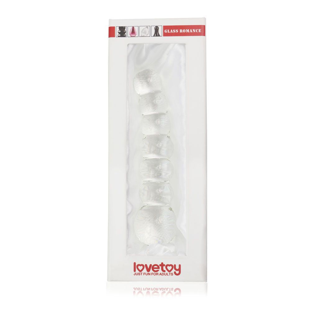 plug anale glass romance lovetoy confezione