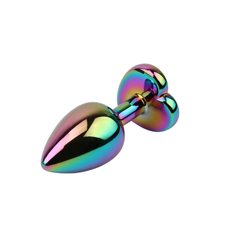 plug anale rainbow heart chisa