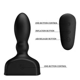 vibratore anale inflatable pulse nero mr play