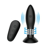 vibratore anale rotation beads eclipse nero mr play