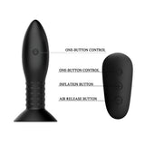 vibratore anale rotation beads eclipse nero mr play