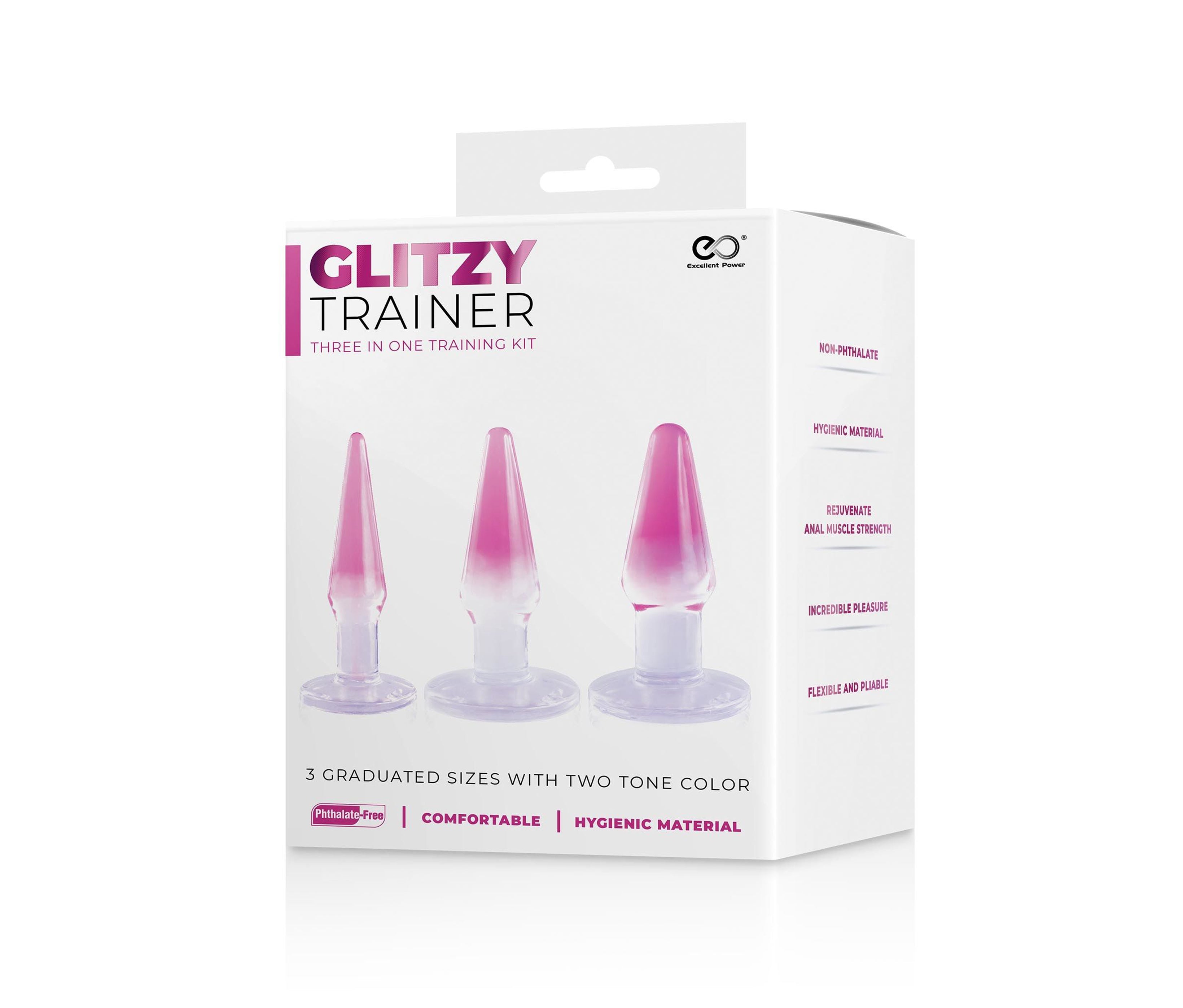 plug anali glitzy trainer kit rosa excellent power confezione