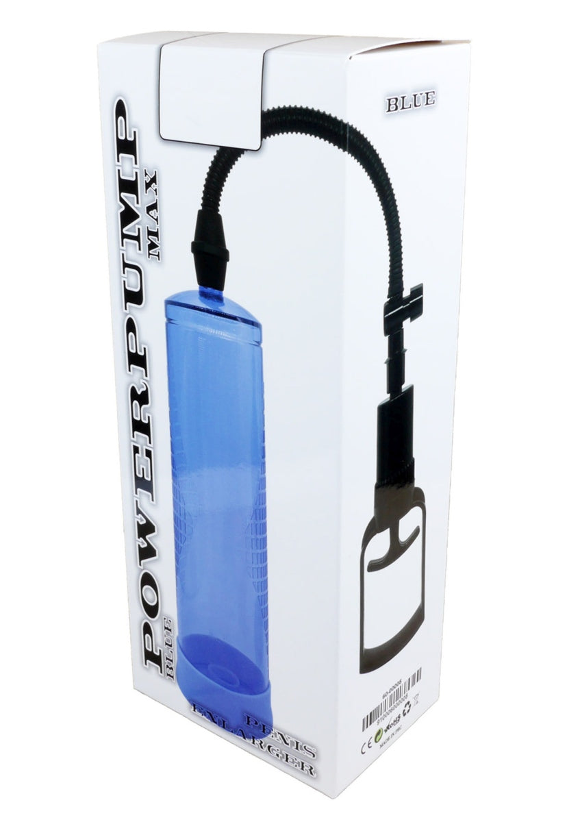 pompa e sviluppatore pene powerpump max blue