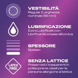 preservativi durex no latex 6pz