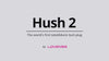 vibratore anale hush 2 nero lovense