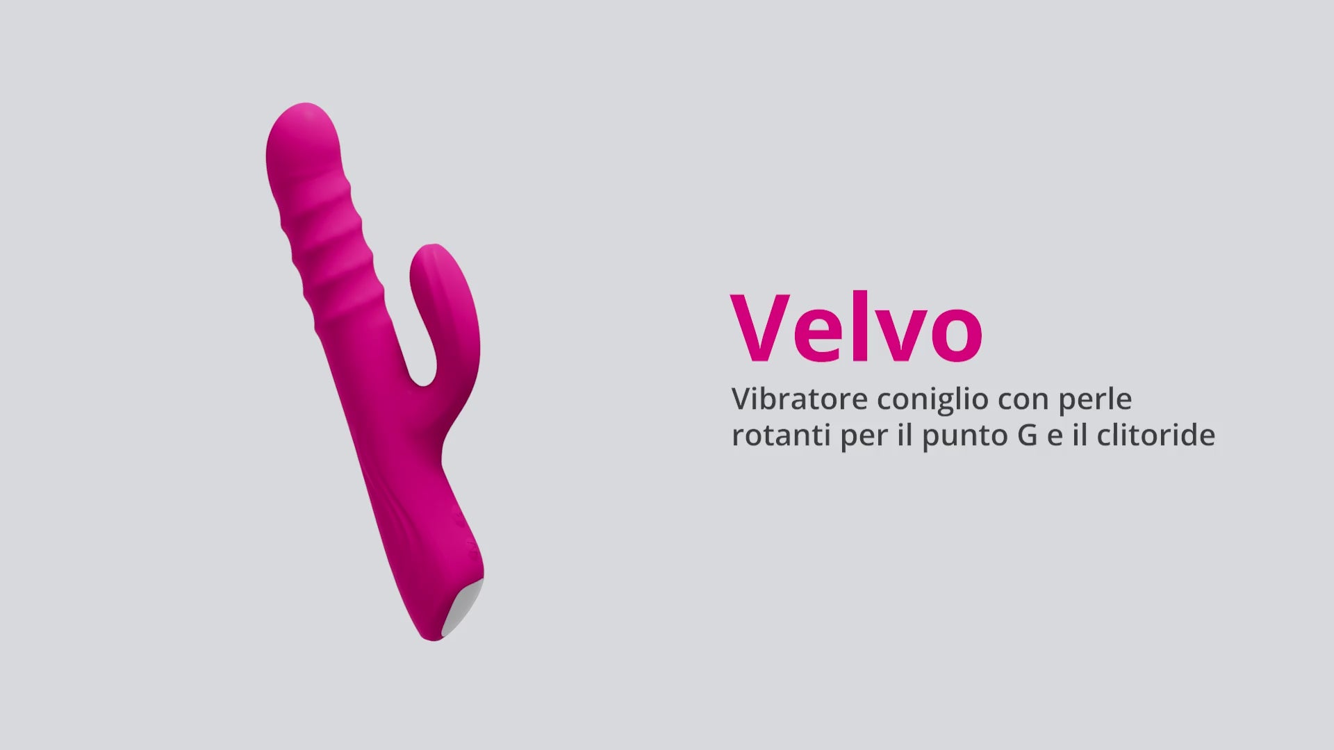 vibratore rabbit velvo fucsia lovense