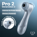 succhia clitoride pro 2 gen 2 blu satisfyer